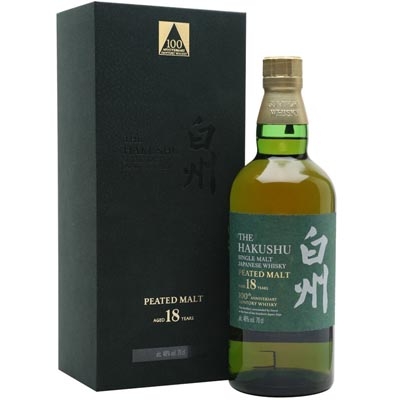 白州18年泥煤100周年纪念版单一麦芽威士忌Hakushu 18YO Peated Malt