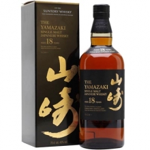 山崎18年单一麦芽日本威士忌 The Yamazaki Aged 18 Years Single Malt Japanese Whisky 700ml