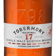 托本莫瑞17年欧罗洛索雪莉桶单一麦芽苏格兰威士忌 Tobermory Aged 17 Years Oloroso Cask Finish Single Malt Scotch Whisky 700ml