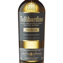 图里巴丁萨威琳波本桶单一麦芽苏格兰威士忌 Tullibardine Sovereign Bourbon Cask Highland Single Malt Scotch Whisky 700ml