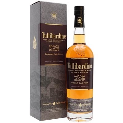 图里巴丁228勃艮第桶单一麦芽苏格兰威士忌 Tullibardine 228 Burgundy Cask Finish Highland Single Malt Scotch Whisky 700ml