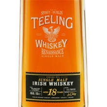 帝霖18年文艺复兴第一部单一麦芽爱尔兰威士忌 Teeling 18 Year Old Renaissance Series 1 Single Malt Irish Whiskey 700ml