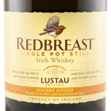 知更鸟卢士涛雪莉桶单一壶式蒸馏爱尔兰威士忌 Redbreast Lustau Edition Single Pot Still Irish Whiskey 700ml