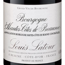 路易拉图酒庄勃艮第上博恩丘干红葡萄酒 Louis Latour Bourgogne Hautes Cotes de Beaune Rouge 750ml