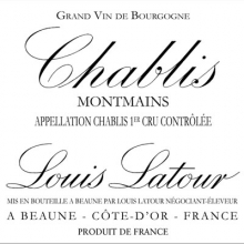 路易拉图酒庄夏布利蒙特迈一级园干白葡萄酒 Louis Latour Chablis Montmains Premier Cru 750ml