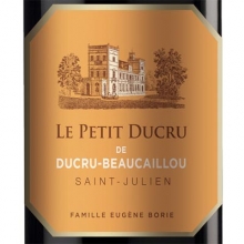 宝嘉龙庄园三牌干红葡萄酒 Le Petit Ducru de Ducru-Beaucaillou 750ml