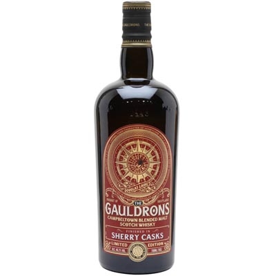 风暴湾雪莉桶第一版坎贝尔镇混合麦芽苏格兰威士忌 Gauldrons Sherry Cask Finish Campbeltown Blended Malt Scotch Whisky 700ml