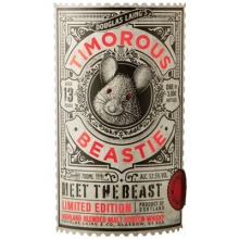 黄金鼠13年遇见野兽混合麦芽苏格兰威士忌 Timorous Beastie Aged 13 Years Meet The Beast Highland Blended Malt Scotch Whisky 700ml