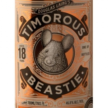 黄金鼠18年混合麦芽苏格兰威士忌 Timorous Beastie Aged 18 Years Highland Blended Malt Scotch Whisky 700ml