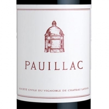 拉图庄园三牌干红葡萄酒 Pauillac de Latour 750ml