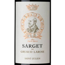 金玫瑰庄园副牌干红葡萄酒 Sarget de Gruaud Larose 750ml