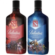 百龄坛特醇DOTA2限量版调和苏格兰威士忌双支装 Ballantine’s Finest x Dota 2 Blended Scotch Whisky 700ml*2