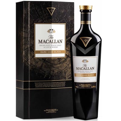 麦卡伦1824大师系列黑钻单一麦芽苏格兰威士忌 Macallan Rare Cask Blakc Highland Single Malt Scotch Whisky 700ml（新旧包装随机发货）