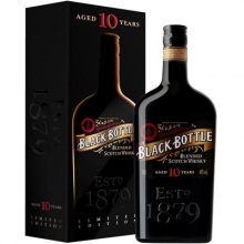 黑瓶10年调和苏格兰威士忌 Black Bottle Aged 10 Years Blended Scotch Whisky 700ml