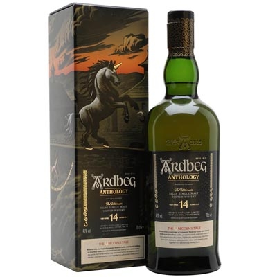 阿贝14年精选集第二版独角兽的故事单一麦芽苏格兰威士忌 Ardbeg 14 Years Old Anthology The Unicorn's Tale Single Malt Scotch Whisky 700ml