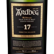 阿贝17年委员会版单一麦芽苏格兰威士忌 Ardbeg Guaranteed 17 Years Old Committee Exclusive Islay Single Malt Scotch Whisky 700ml