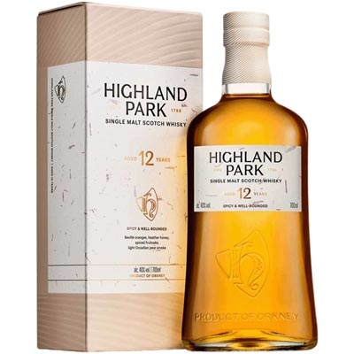 高原骑士12年单一麦芽苏格兰威士忌 Highland Park Aged 12 Years Single Malt Scotch Whisky 700ml