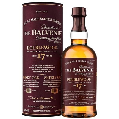 【限时特惠】百富17年双桶单一麦芽苏格兰威士忌 The Balvenie Aged 17 Years Doublewood Single Malt Scotch Whisky 700ml