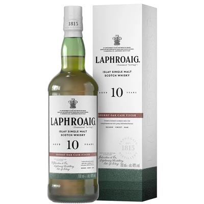 拉弗格10年雪莉桶单一麦芽苏格兰威士忌 Laphroaig Aged 10 Years Sherry Oak Finish Islay Single Malt Scotch Whisky 700ml