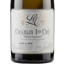 光明僧侣酒庄夏布利一级园蒙特迈园干白葡萄酒 Lucien Le Moine Chablis Montmains Premier Cru 750ml
