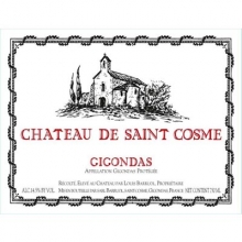 圣戈斯酒庄吉恭达斯干红葡萄酒 Chateau de Saint Cosme Gigondas 750ml