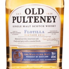 【限时特惠】富特尼富航号2012年单一麦芽苏格兰威士忌 Old Pulteney Flotilla Vintage 2012 Single Malt Scotch Whisky 700ml