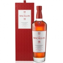 麦卡伦18年雪莉桶单一麦芽苏格兰威士忌 Macallan 18YO Sherry Oak Highland Single Malt Scotch Whisky 700ml（新旧包装随机发货）