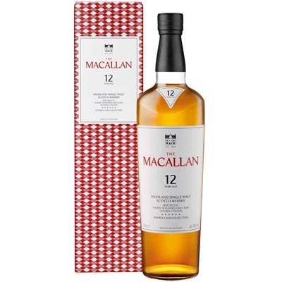 麦卡伦12年双桶单一麦芽苏格兰威士忌 Macallan 12YO Double Cask Highland Single Malt Scotch Whisky 700ml（新旧包装随机发货）