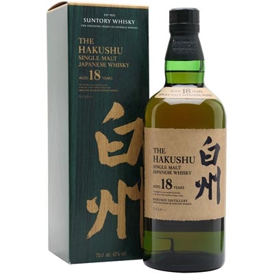白州18年单一麦芽日本威士忌 The Hakushu Aged 18 Years Single Malt Japanese Whisky 700ml
