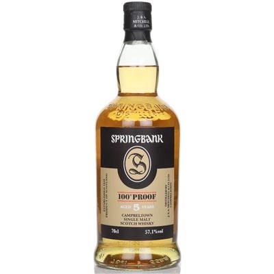 云顶5年100Proof坎贝尔镇单一麦芽苏格兰威士忌 Springbank Aged 5 Years 100 Proof Campbeltown Single Malt Scotch Whisky 700ml