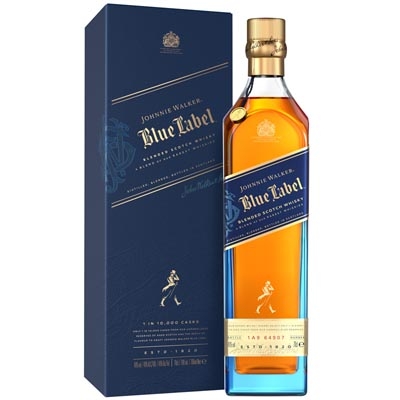 尊尼获加蓝牌调和苏格兰威士忌 Johnnie Walker Blue Label Blended Scotch Whisky 750ml