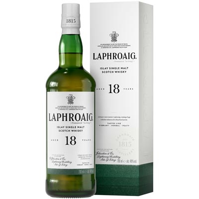 【限时特惠】拉弗格18年单一麦芽苏格兰威士忌 Laphroaig Aged 18 Years Islay Single Malt Scotch Whisky 700ml