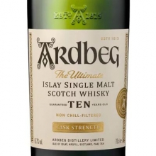 【限时特惠】阿贝10年原桶强度单一麦芽苏格兰威士忌 Ardbeg Ten Years Old Cask Strength Islay Single Malt Scotch Whisky 700ml